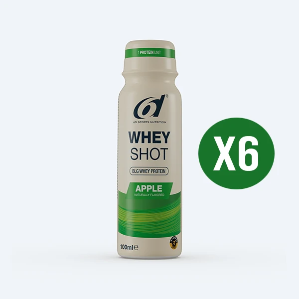 6D - Whey Shot Box (6x100ml) - Apple