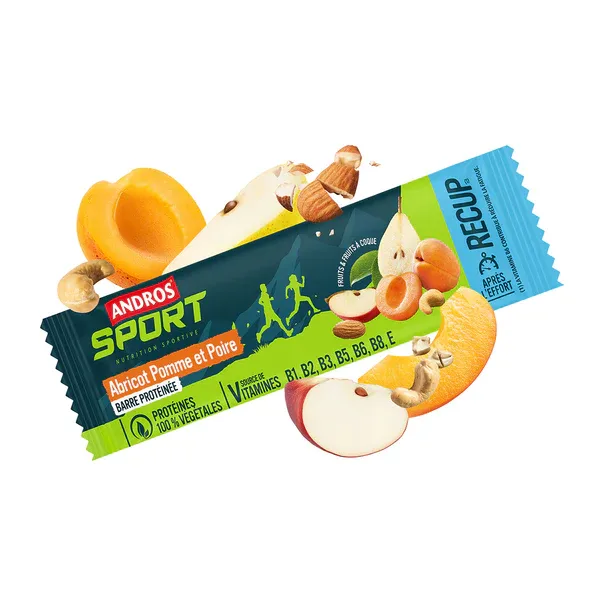 Barre Protéinée (50g) - Pomme Abricot & Poire