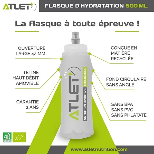 Flasque Souple d'Hydratation (500ml) - Image 2