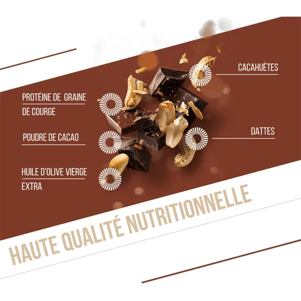 Barre Protéinée BIO (50g) - Chocolat & Cacahuète - Image 4