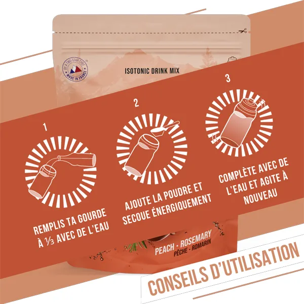 Boisson Énergétique (585g) - Pêche & Romarin - Image 7