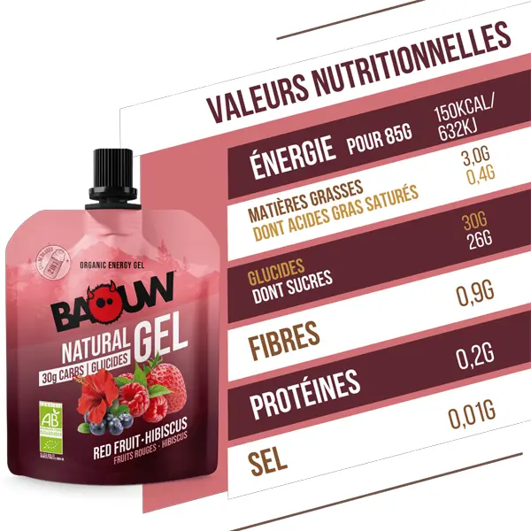 Gel Naturel BIO (85g) - Fruits Rouges & Hibiscus - Image 9