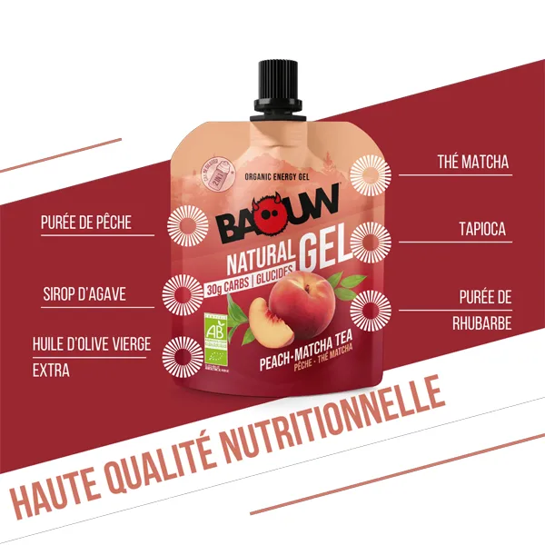 Gel Naturel BIO (85g) - Peche & Thé Matcha - Image 4