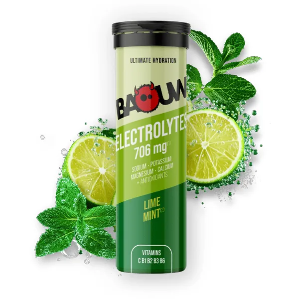 Pastilles d'electrolytes - Citron Vert & Menthe