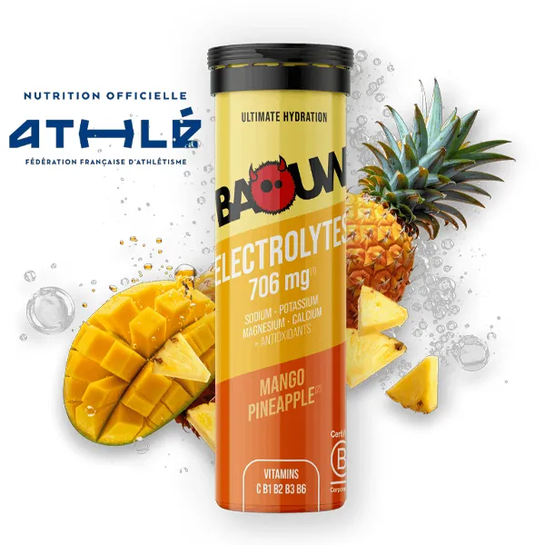 Pastilles d'electrolytes - Mangue & Ananas