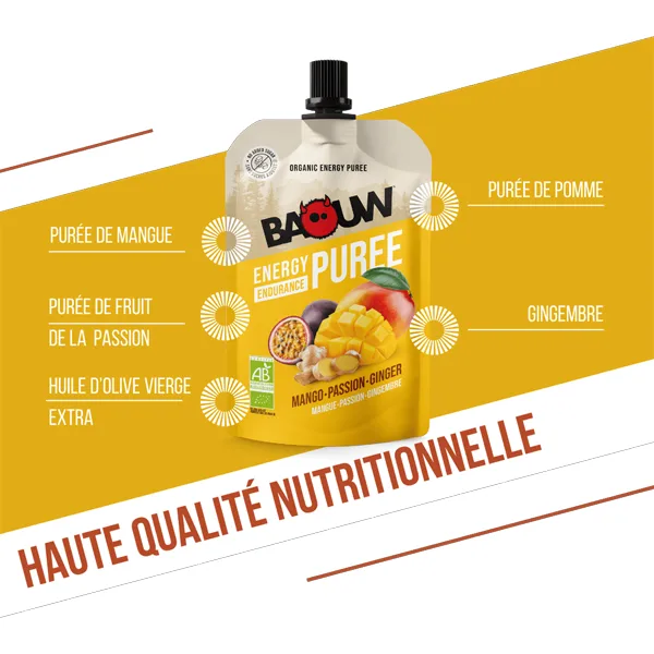 Purée Énergétique BIO (90g) - Mangue- Passion-Gingembre - Image 3