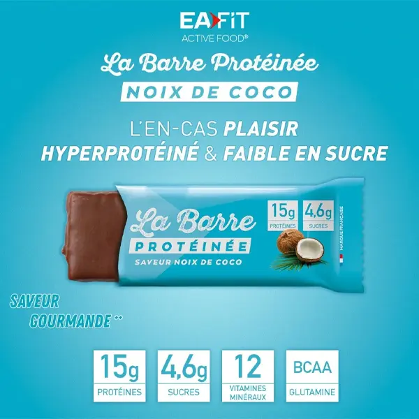 La Barre Protéinée (46g) - Noix de Coco - Image 3