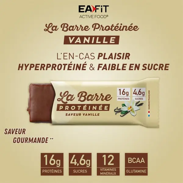 La Barre Protéinée (46g) - Vanille - Image 3