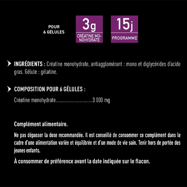 Pure Creatine (308g) - Poudre - Image 2