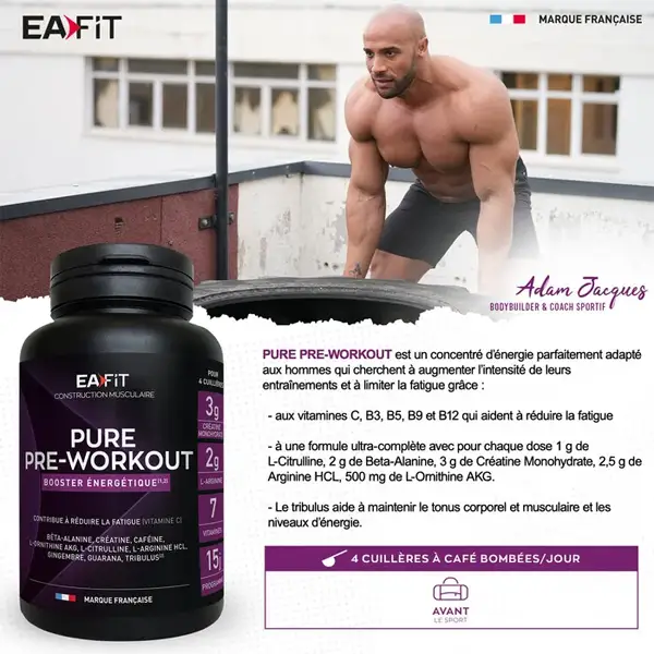 Pure Pre-Workout (330g) - Fruits Rouges - Image 2