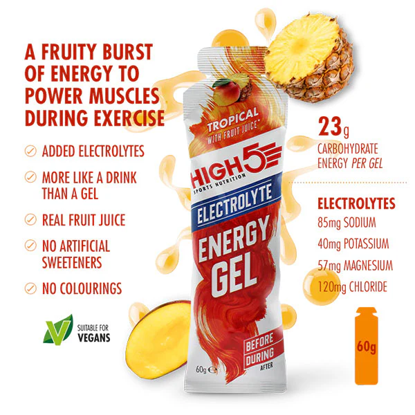 Energy Gel Electrolyte (60ml) - Tropical - Image 2