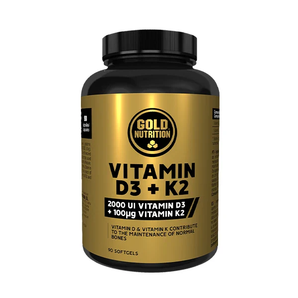 Vitamin D3 2000 IU + K2 (90 Gélules) - {NOUVELLE FORMULE}