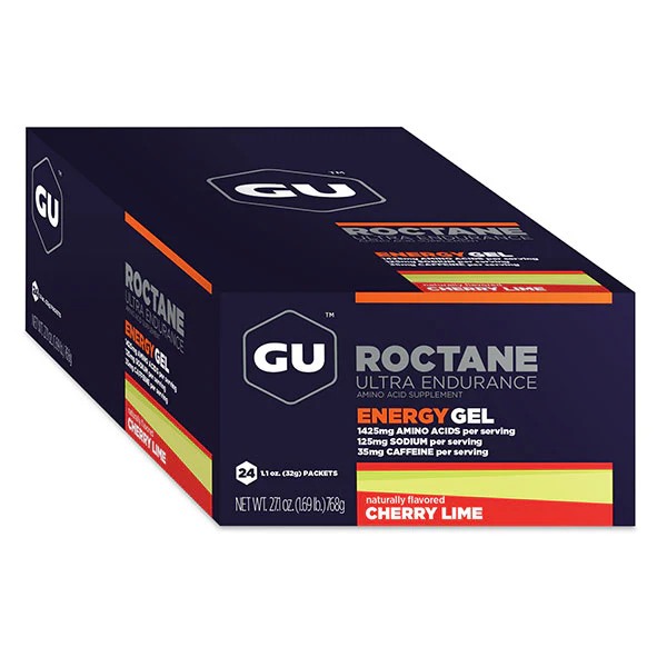 Roctane Ultra Endurance Energy Gel (32g) - Cerise-Citron Vert (Caffeine) - Image 3