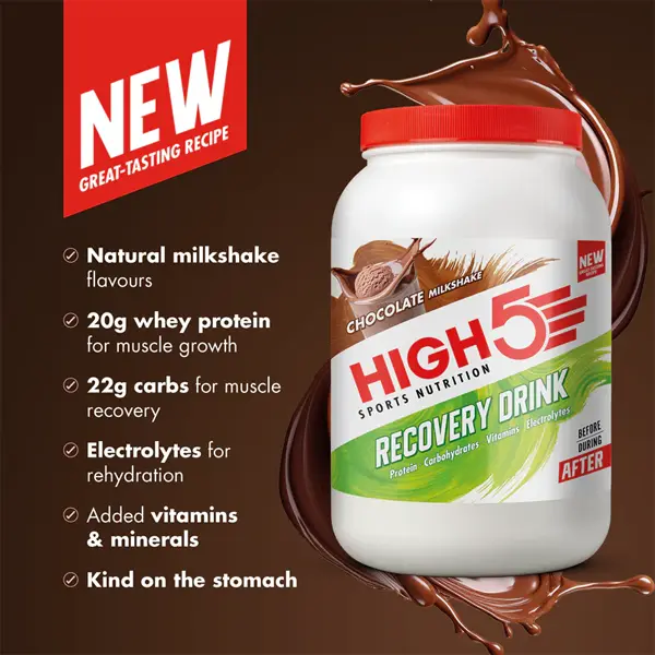 Recovery Drink (1.6kg) - Chocolate Milkshake {NOUVELLE FORMULE} - Image 2