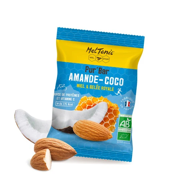 Pur' Bar Bio (50g) - Amande-Coco, Miel & Gelée Royale