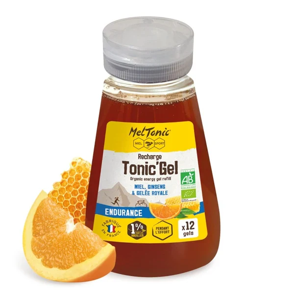 Recharge Eco Tonic'Gel Endurance BIO (250g) - Miel, Ginseng & Gelée royale