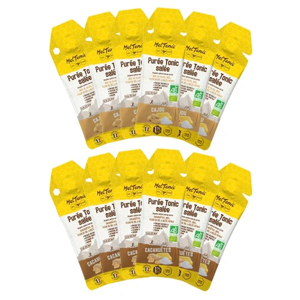 MELTONIC - 6+6 Mix Stick Pack Purée Tonic Salée BIO