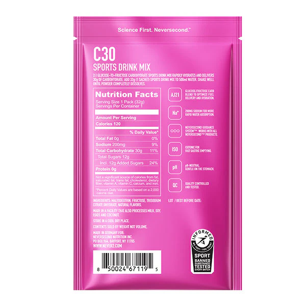C30 Energy Drink (32g) - Forest Berry - Image 2