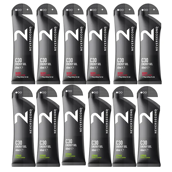 C30 Energy Gel 6+6 Mix Pack - Goût au choix - Image 17