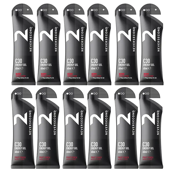 C30 Energy Gel 6+6 Mix Pack - Goût au choix - Image 2