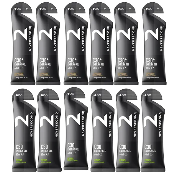C30 Energy Gel 6+6 Mix Pack - Goût au choix - Image 5
