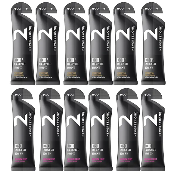 C30 Energy Gel 6+6 Mix Pack - Goût au choix - Image 8