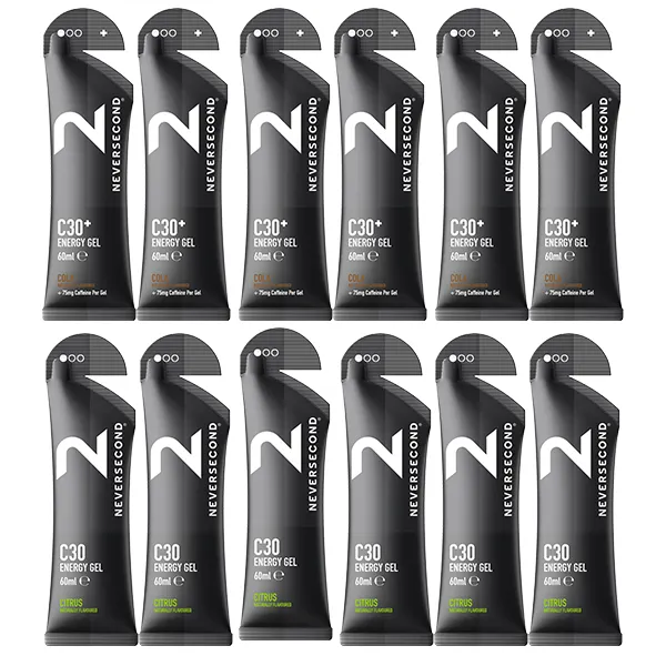 C30 Energy Gel 6+6 Mix Pack - Goût au choix - Image 9