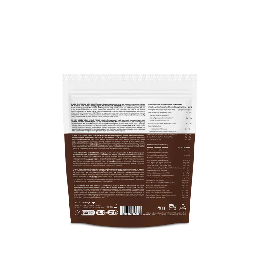 NIGHT RECOVERY CREAM 2.0 (500g) - Chocolat - Image 2