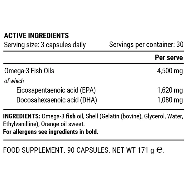 Ultra Omega (90 Soft Capsules) - Orange - Image 2