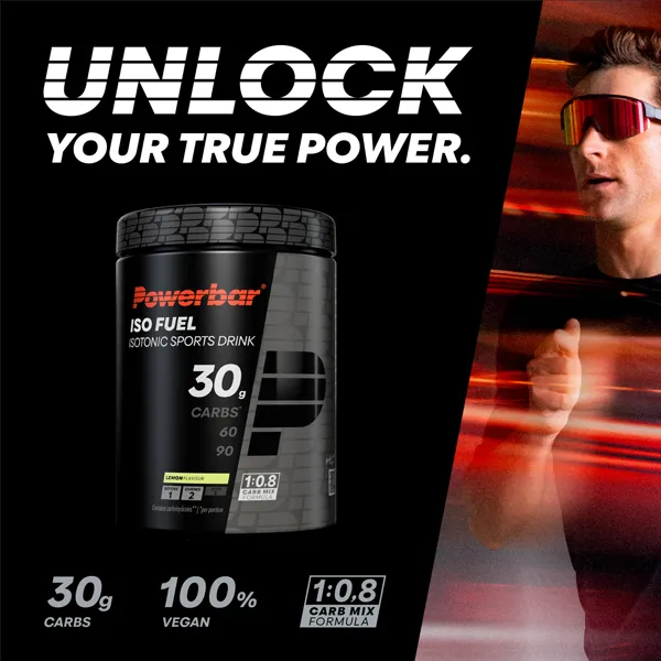 Iso Fuel Isotonic Sports Drink 30 (608g) - Lemon - Image 2