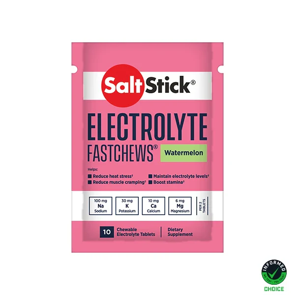 SaltStick FastChews (10 Tablets) - Watermelon