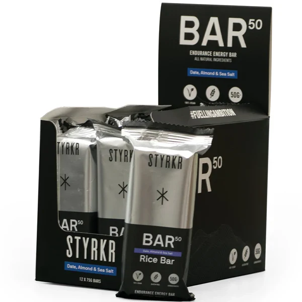 STYRKR - BAR50 Energy Bars (12x67g) Box - Goût au Choix - Image 2